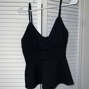 Francesca’s black tank